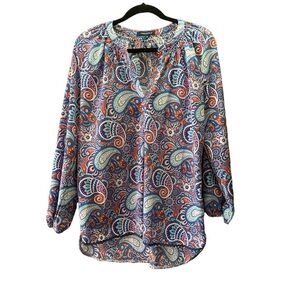 Simply Southern Womens Paisley Tunic Top -  Size Small